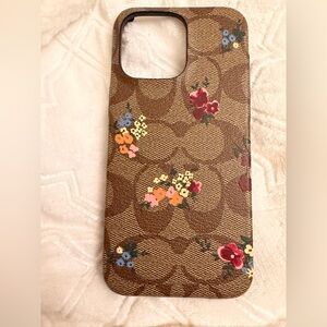 Coach Floral Signature iPhone Case